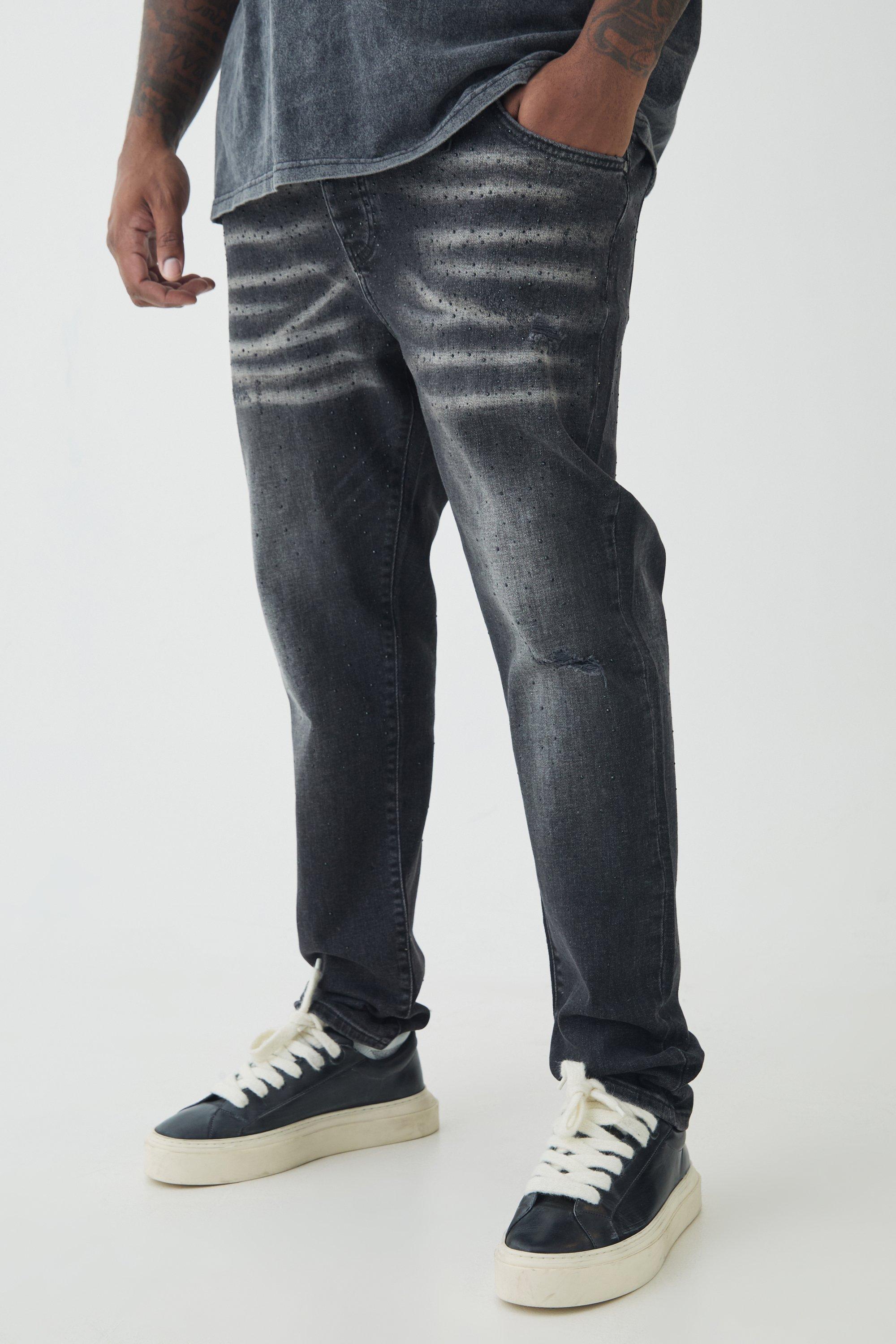 Plus size bling jeans sale